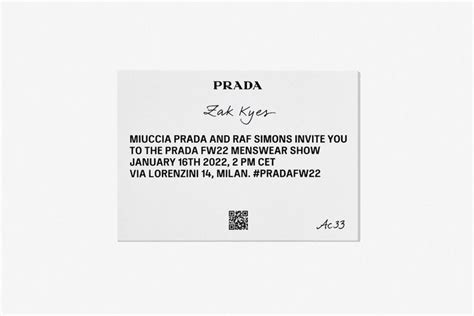 prada invitation gif|Altro.